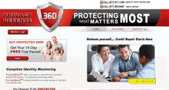 Desktop Screenshot of privacydefense-360.com